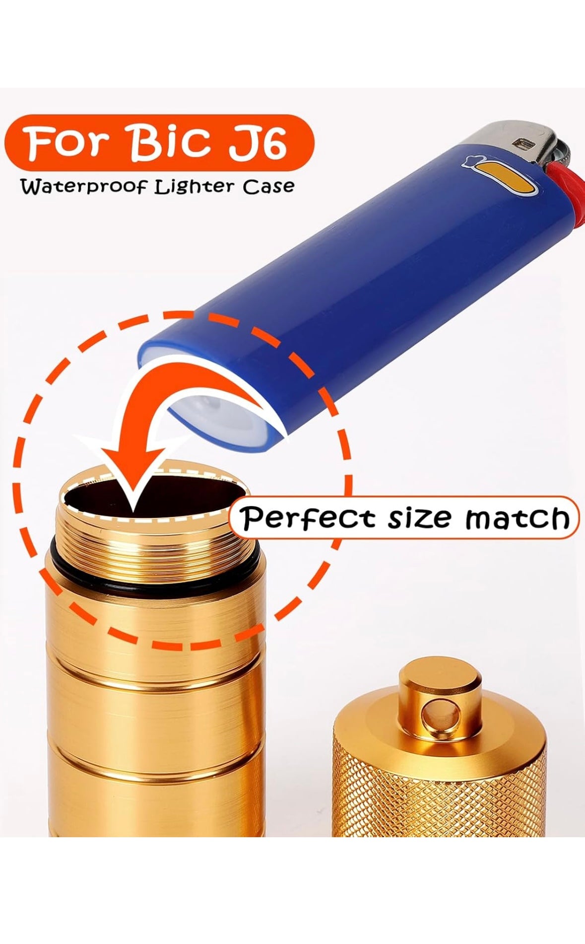 Brass Lighter Holder